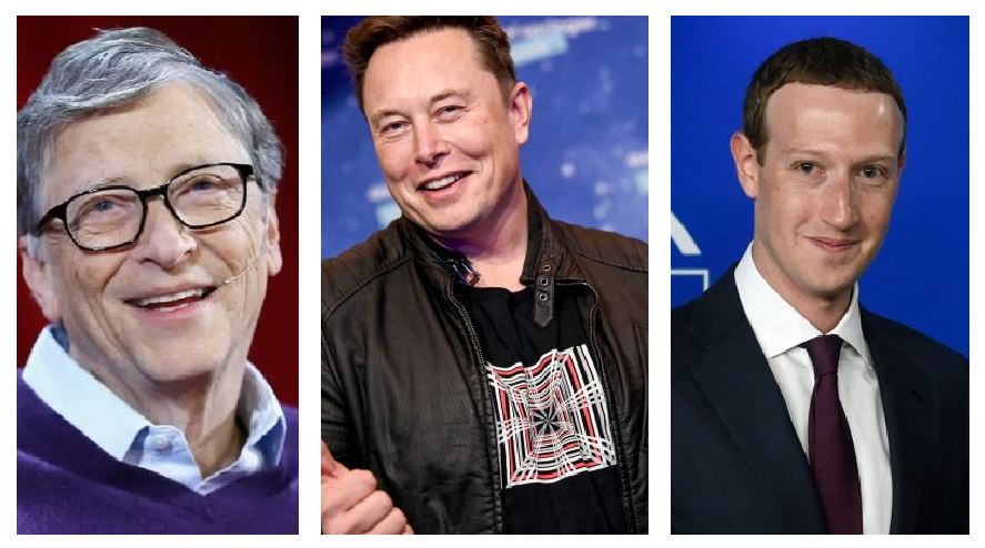 Además de la fortuna, Bill Gates, Elon Musk y Mark Zuckerberg tienen varias cosas en común. (Foto Prensa Libre: Hemeroteca PL) 