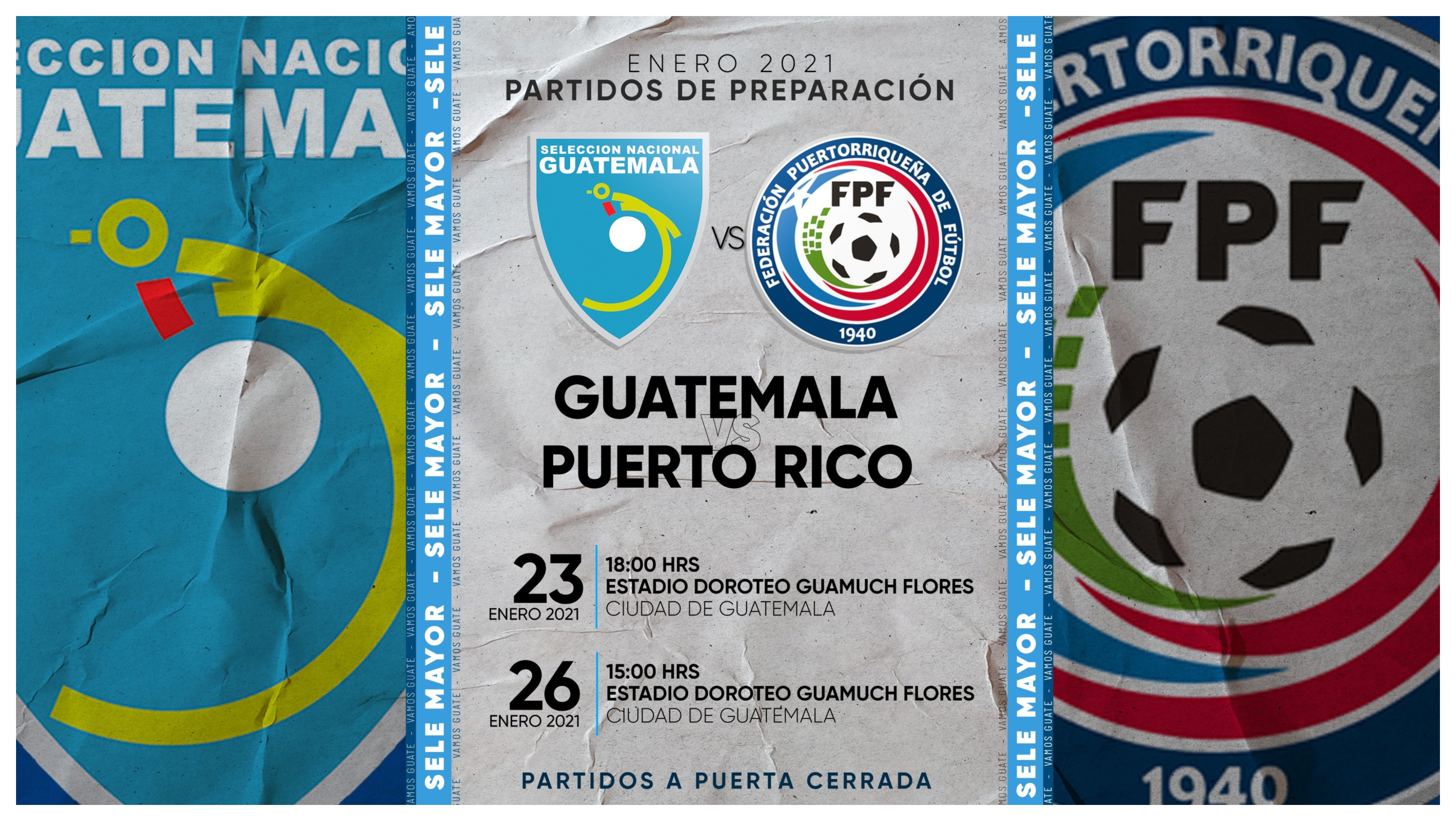 La Federación Nacional de Futbol oficializó los días y horarios de los dos juegos amistosos ante Puerto Rico. 
