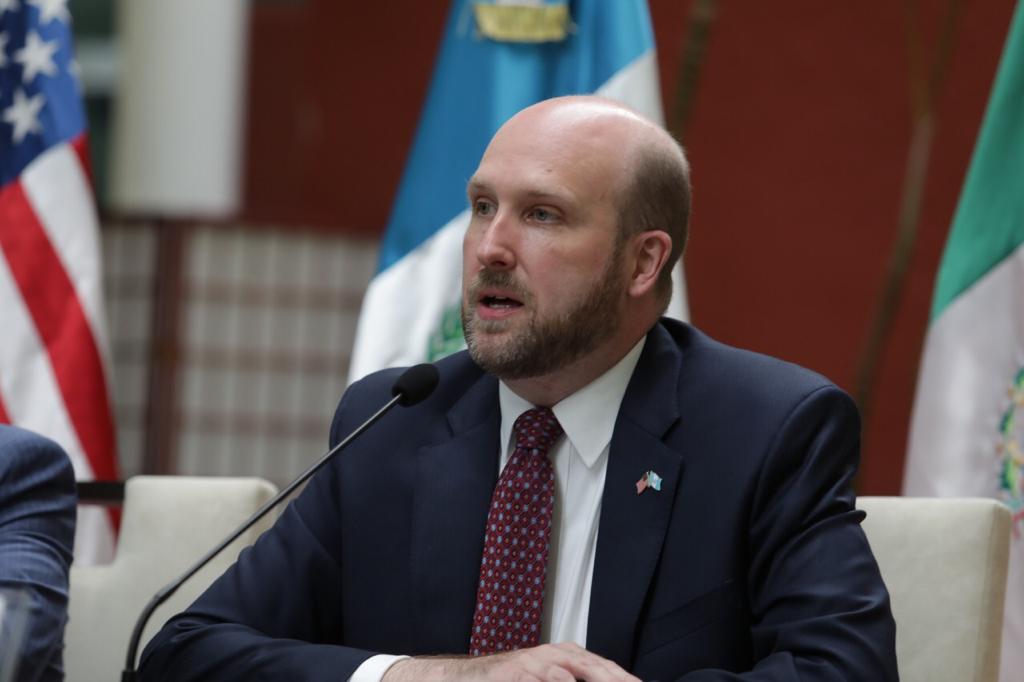 William W. Popp, embajador de Estados Unidos en Guatemala. (Foto: Presidencia)