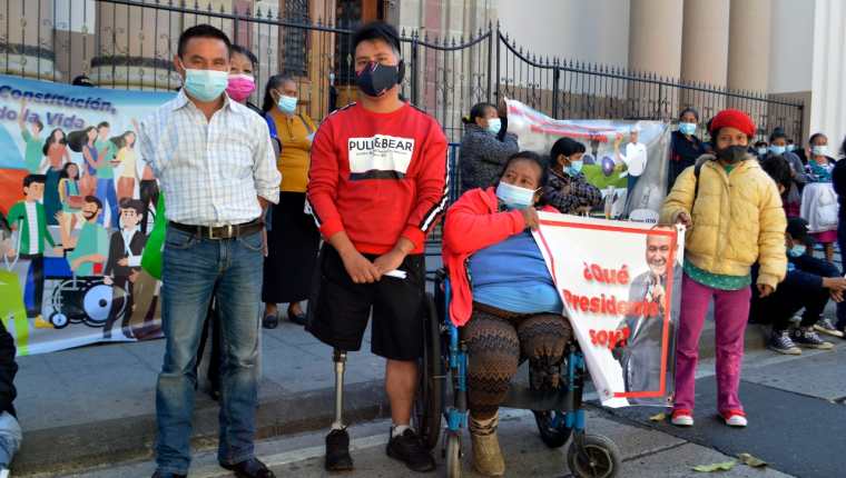 Guatemaltecos demandan una protección a favor de víctimas de accidentes viales. (Foto: María Renee Barrientos)