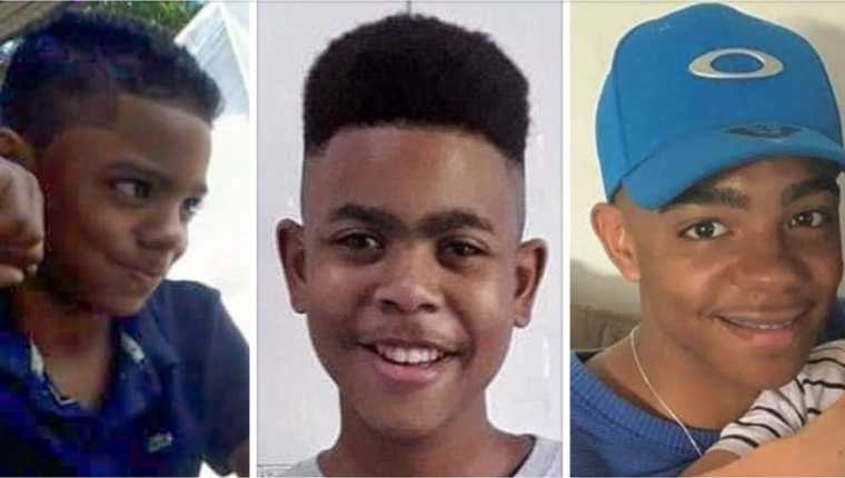 Guilherme, Joao e Igor murieron por disparos de la policía brasileña en 2020.
