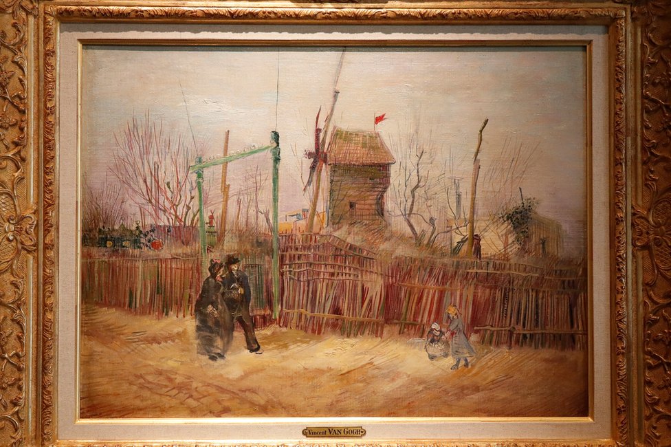 El famoso distrito de Montmartre de París todavía era semirrural cuando Van Gogh lo pintó. (REUTERS)