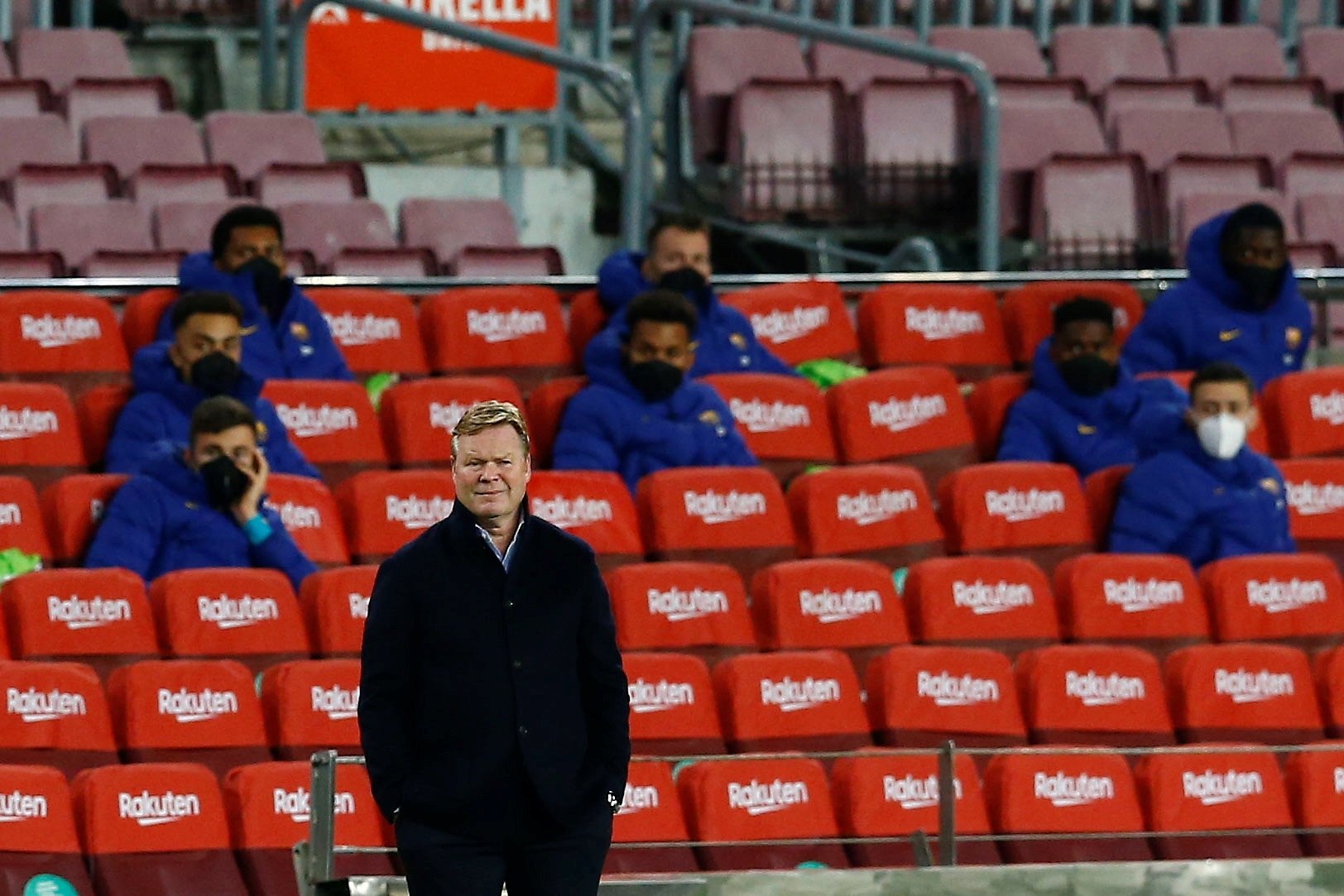 El entrenador del Barcelona, el neerlandés Ronald Koeman. (Foto Prensa Libre: EFE)