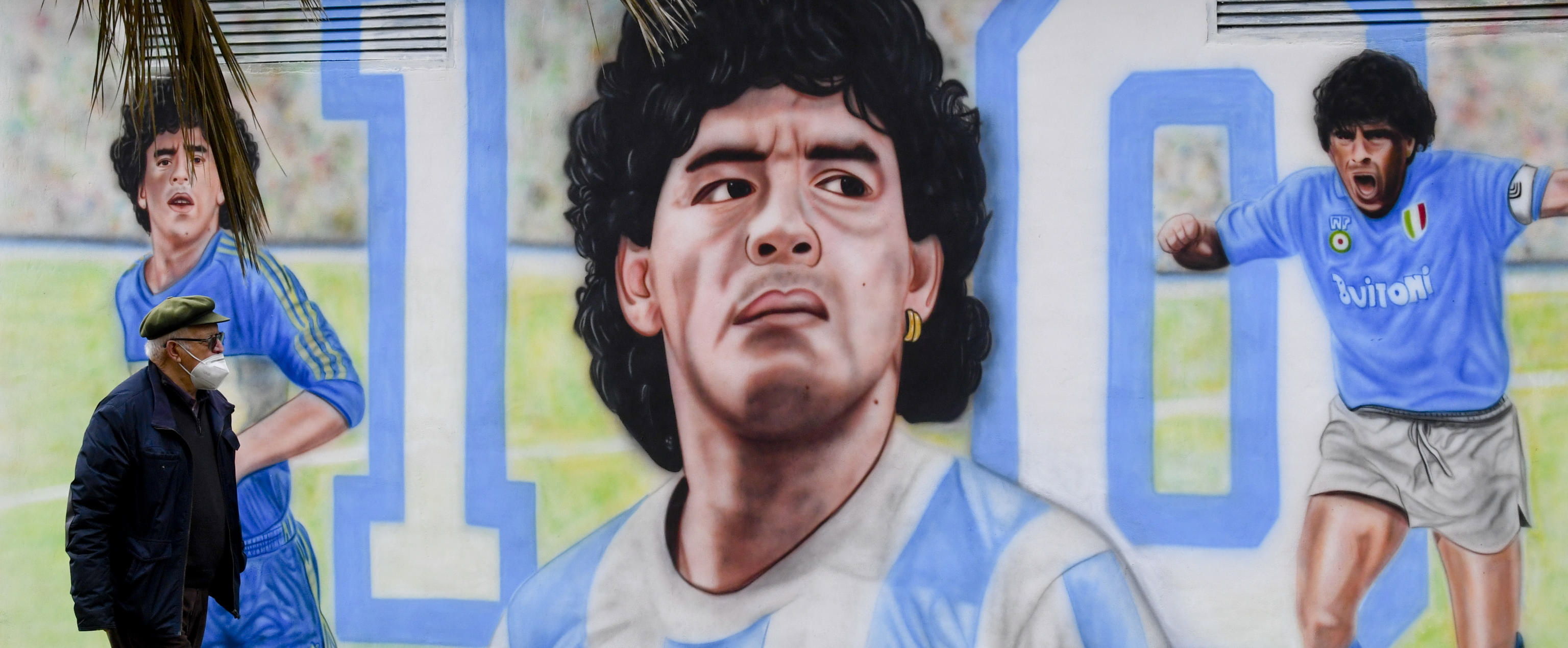 Mural dedicado a Diego Maradona en Nápoles, Italia. (Foto: Hemeroteca PL)