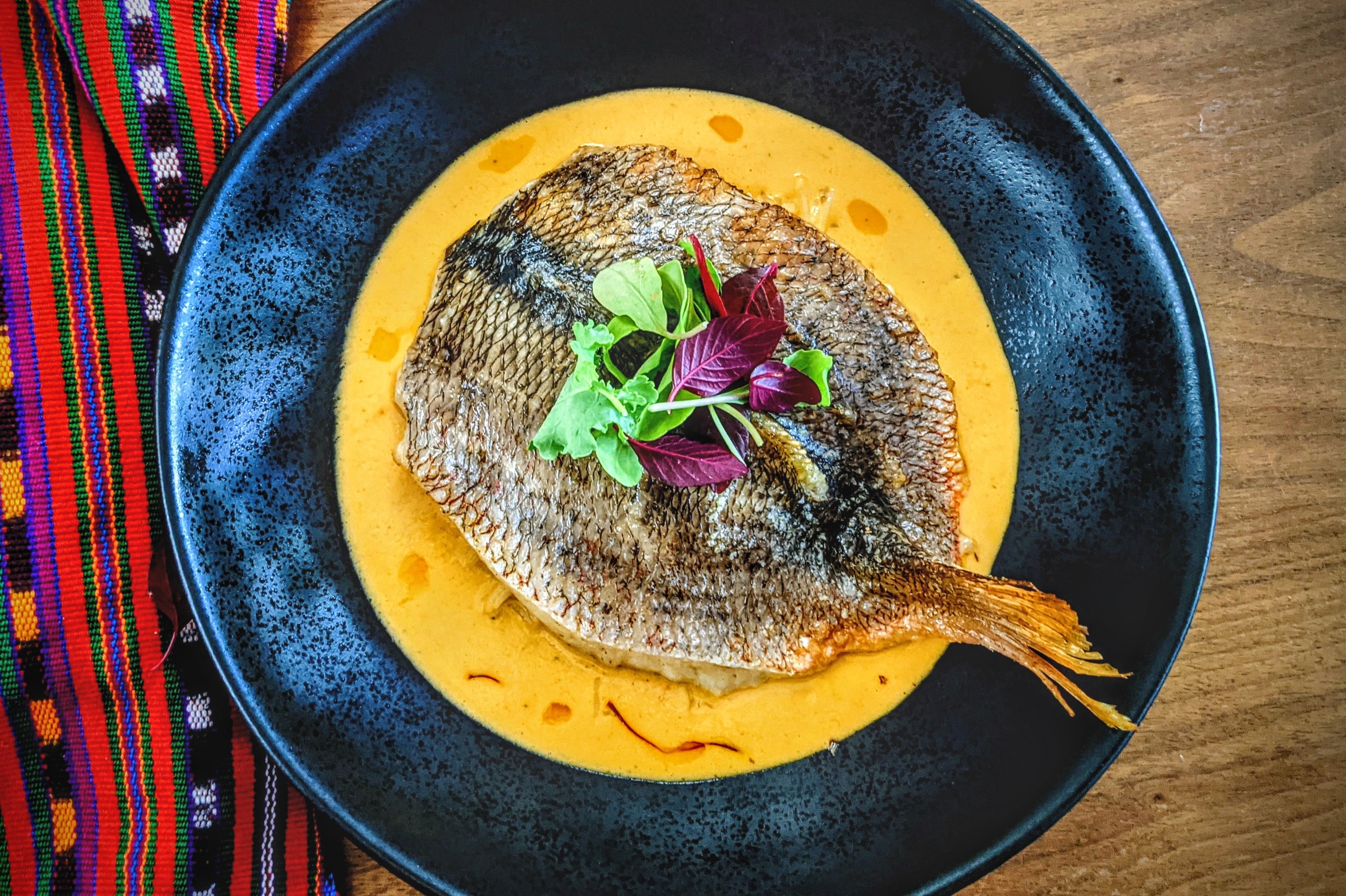 Exótico pargo brilla en la cocina fusión