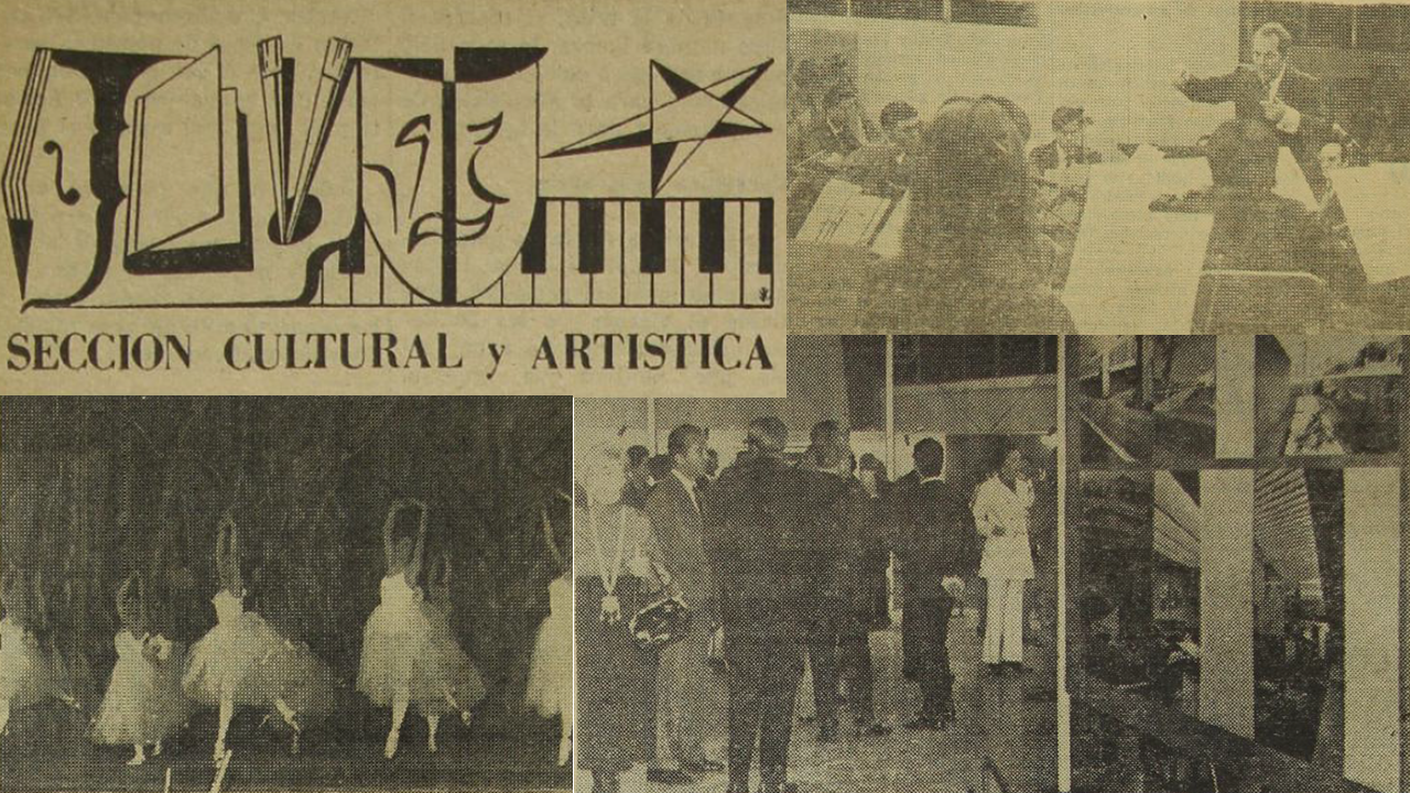 Los eventos artísticos hace 50 años tenían variedad de propuestas. (Foto Prensa Libre: Hemeroteca)