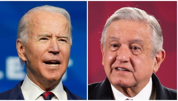 Joe Biden y Andrés Manuel López Obrador hablarán sobre cooperación para el desarrollo de Centroamérica y el sur de México, la migración y la economía. (Foto Prensa Libre: AFP y EFE)
