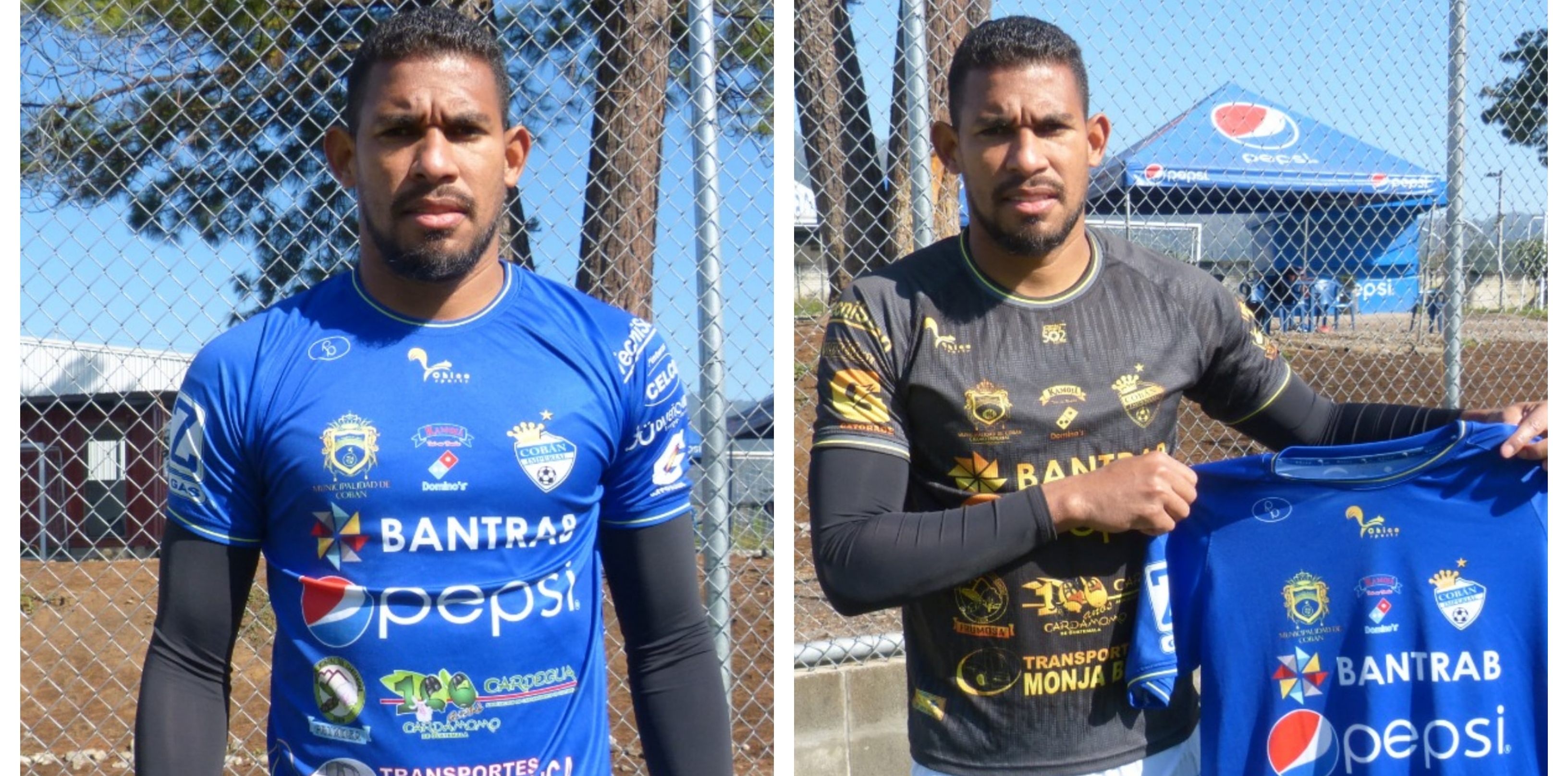 El portero José Calderón ya entrena con Cobán Imperial. (Foto Prensa Libre: Facebook Cobán Imperial)