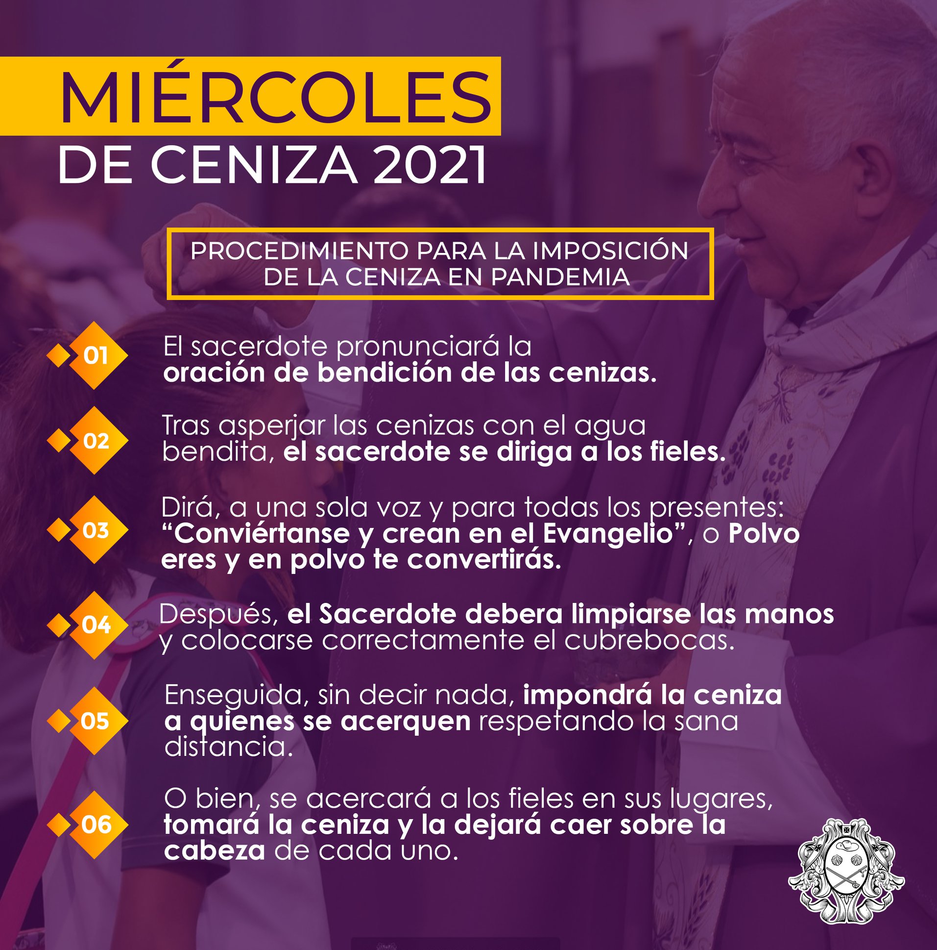 Miércoles de Ceniza 2021 Arzobispado explica