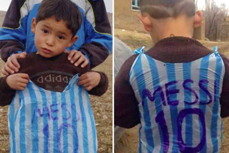 Las fotografías de Murtaza que se hicieron virales en enero de 2016. (Foto Prensa Libre: Tomada de Infobae) 