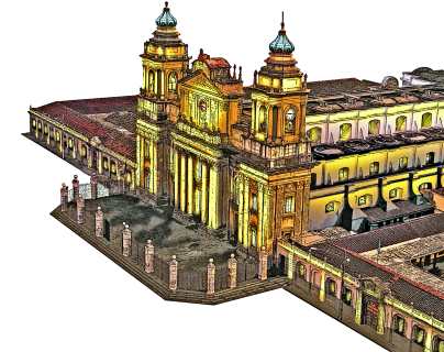 Primera piedra de la Catedral Metropolitana de Guatemala