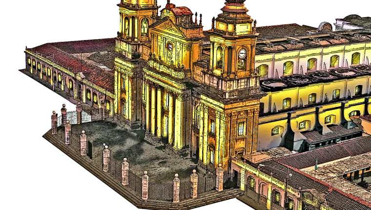 Primera piedra de La Catedral de Guatemala