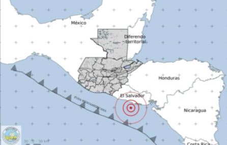Guatemala reporta 13 temblores en 24 horas, el más reciente con epicentro en El Salvador