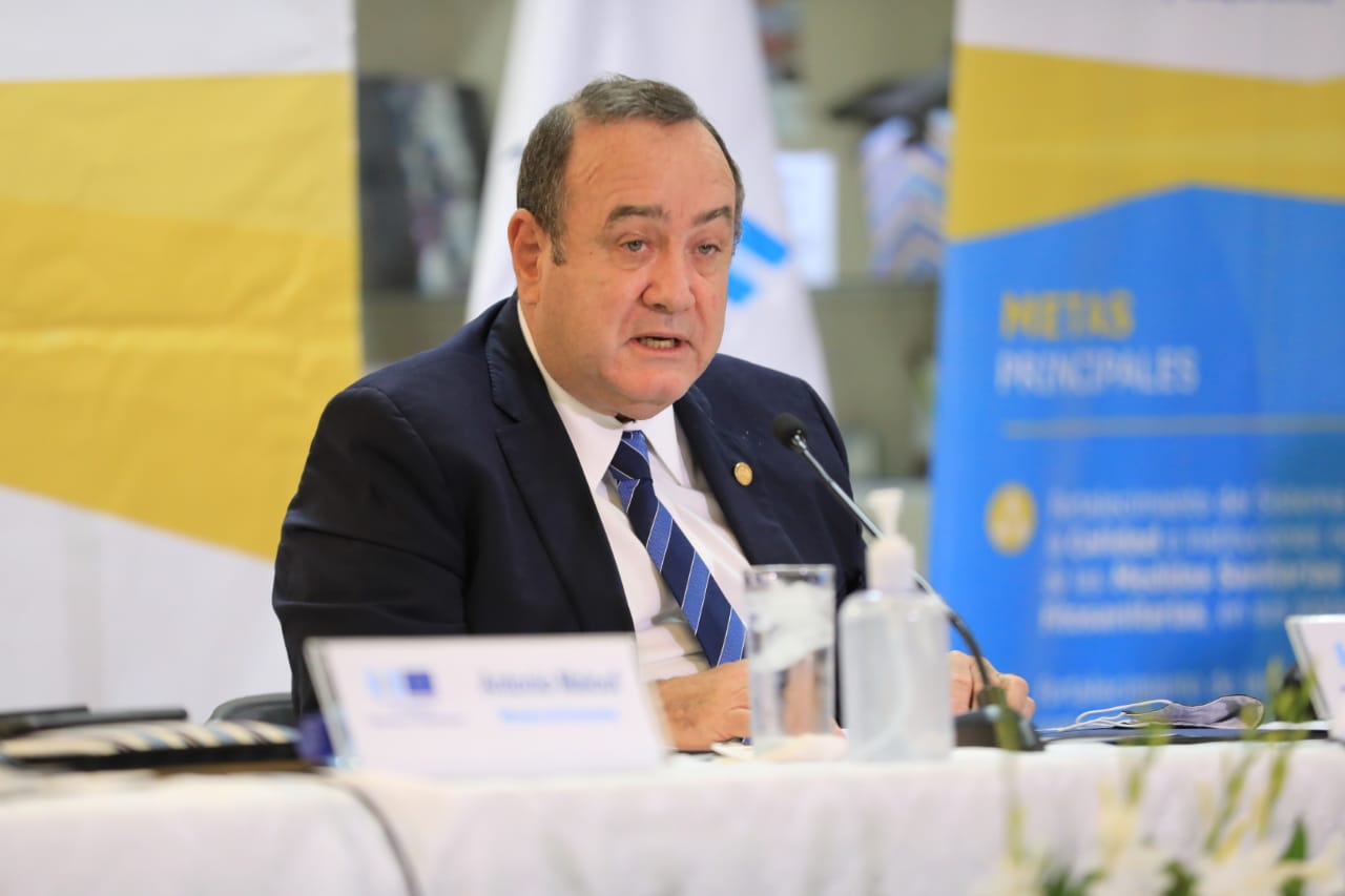 Alejandro Giammattei, presidente de Guatemala. (Foto: Presidencia)