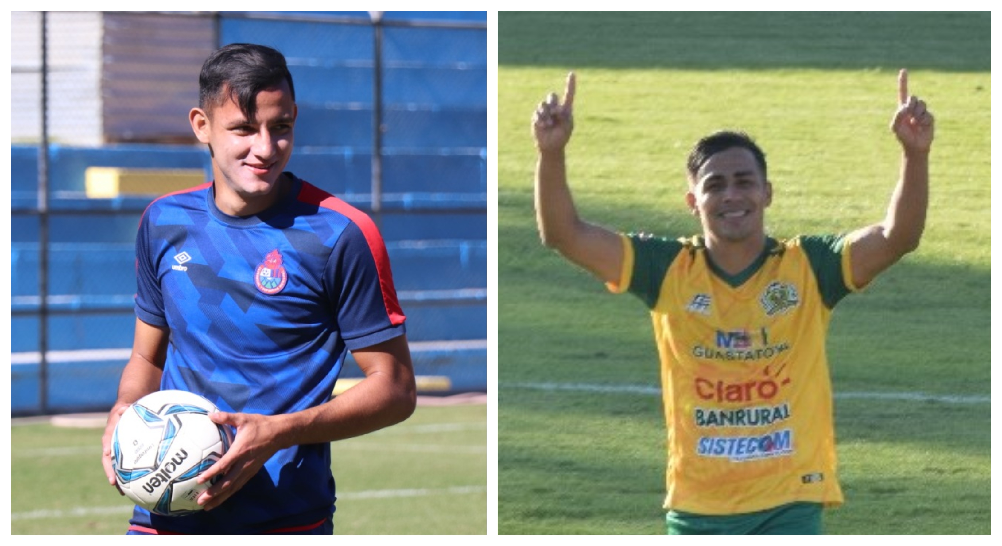 José Carlos y Luis Martínez fueron las figuras de sus equipos en semifinales. (Foto Prensa Libre: Cortesía CSD Municipal y Raúl Barreno)