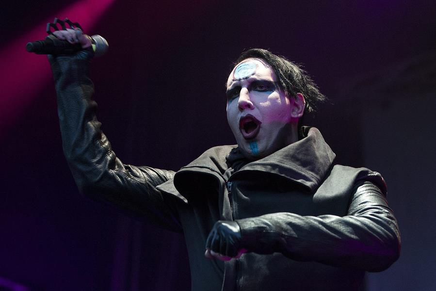 El músico estadounidense Marilyn Manson está acusado de acoso sexual. (Foto Prensa Libre: EFE)
