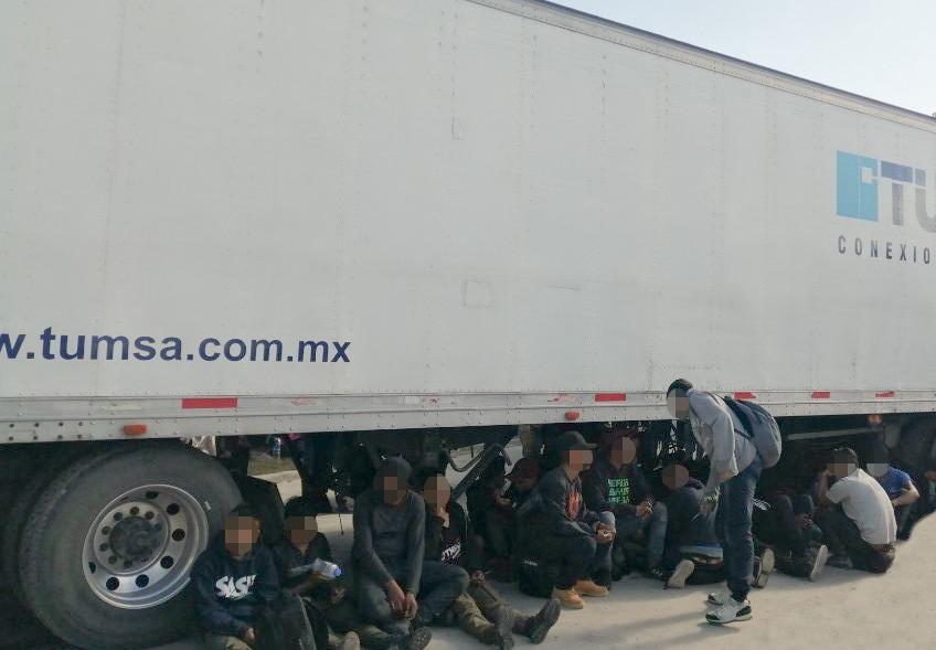 Los migrantes quedaron a disposición de Migración de México para su deportación. (Foto: INM)