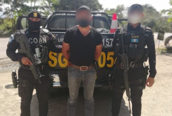 Captura de Willian Adelmo Chacón Ríos, alias Cartucho, quien tiene solicitud de extradición hacia los Estados Unidos por delitos de narcotráfico. (Foto Prensa Libre: MP)