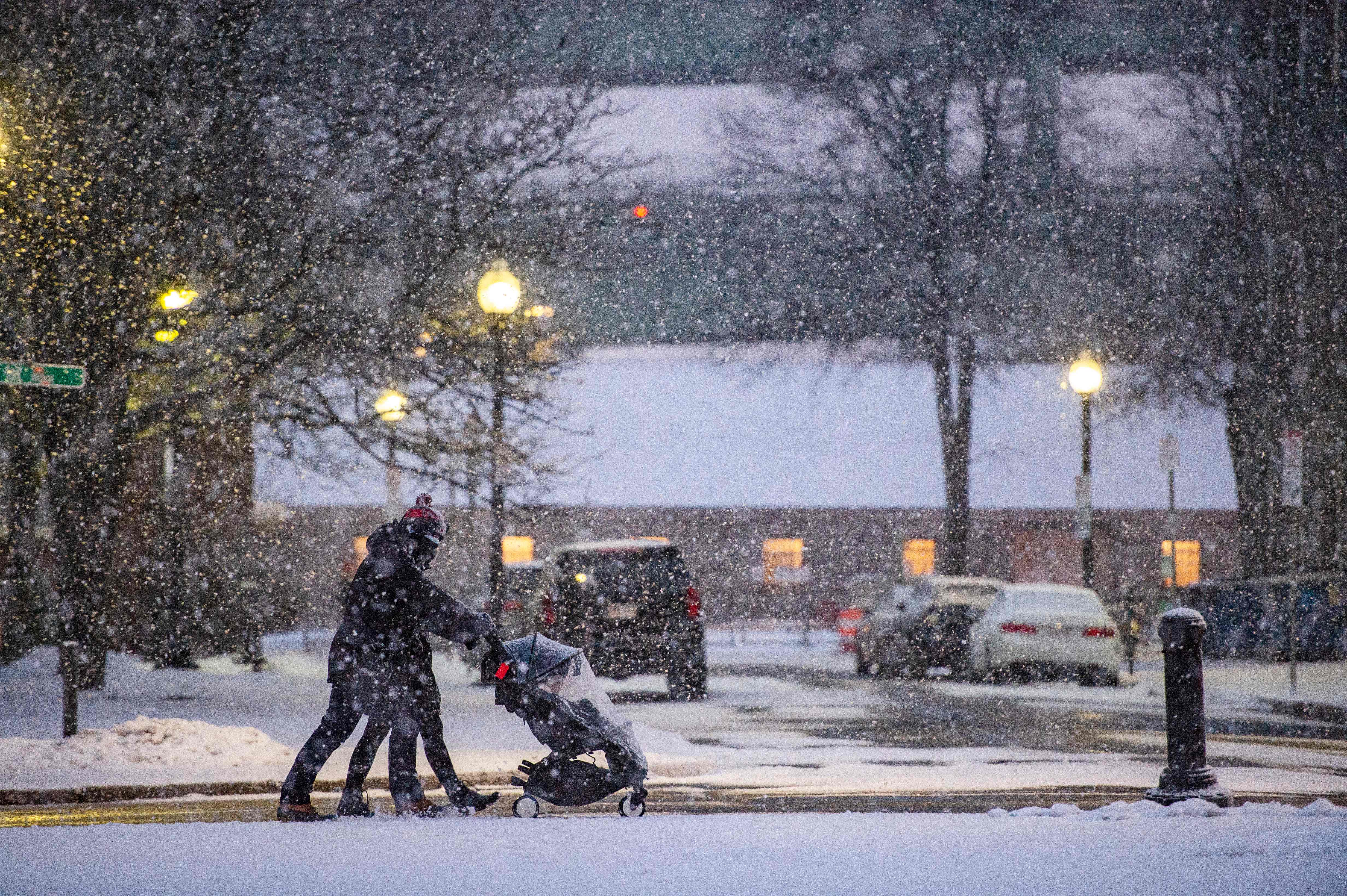 El Servicio Meteorológico Nacional emitió advertencias de tormenta en EE. UU. (Foto Prensa Libre: AFP)