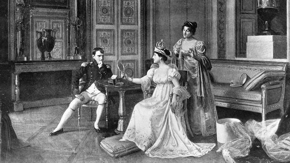 El romance entre Napoleón y Josefina comenzó en otoño de 1795.