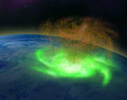 Cómo es un huracán espacial, el espectacular fenómeno detectado por primera vez en la Tierra