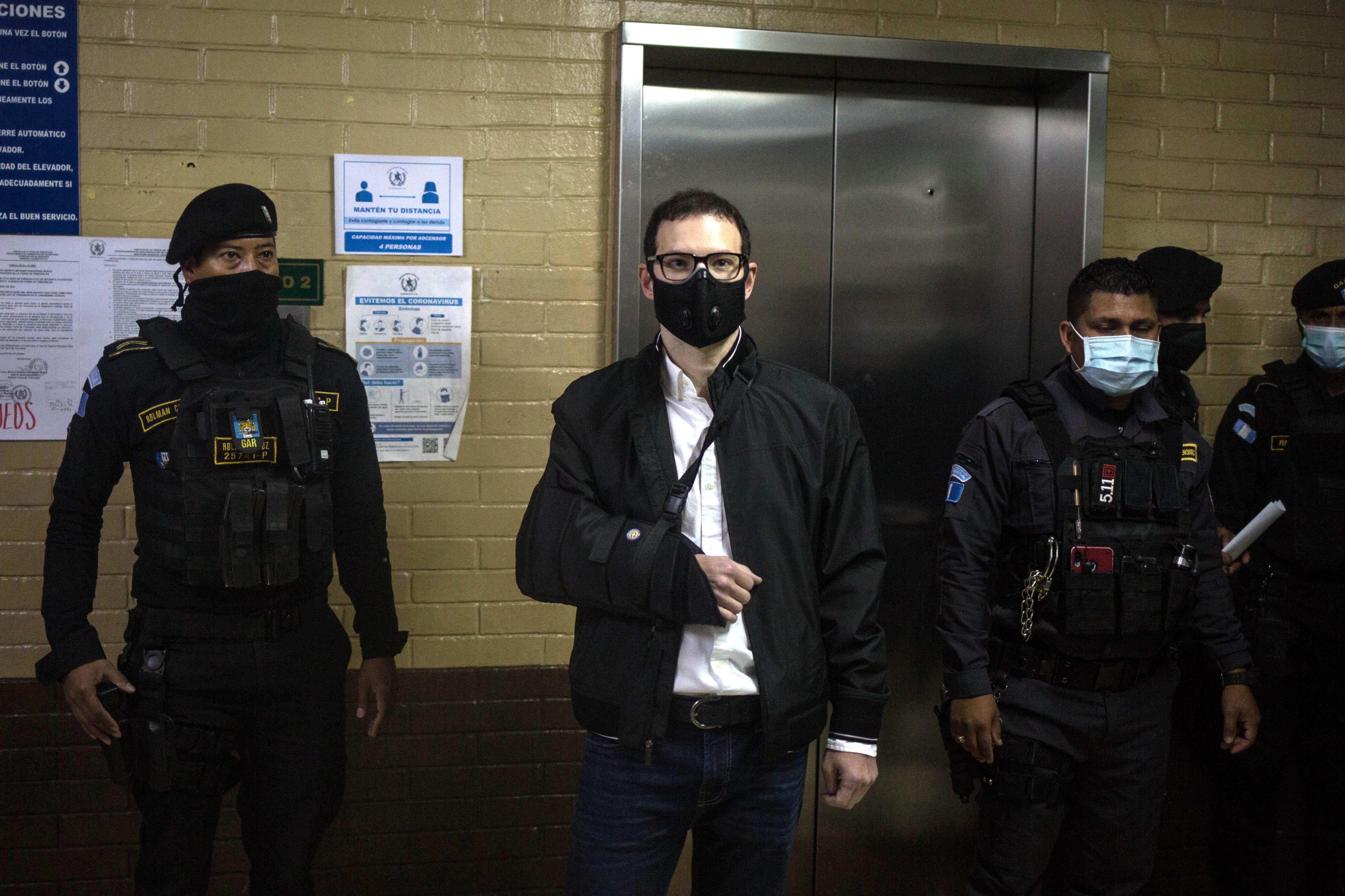 Luis Enrique Martinelli Linares intenta evitar su extradición a Estados Unidos. (Foto Prensa Libre: EFE)