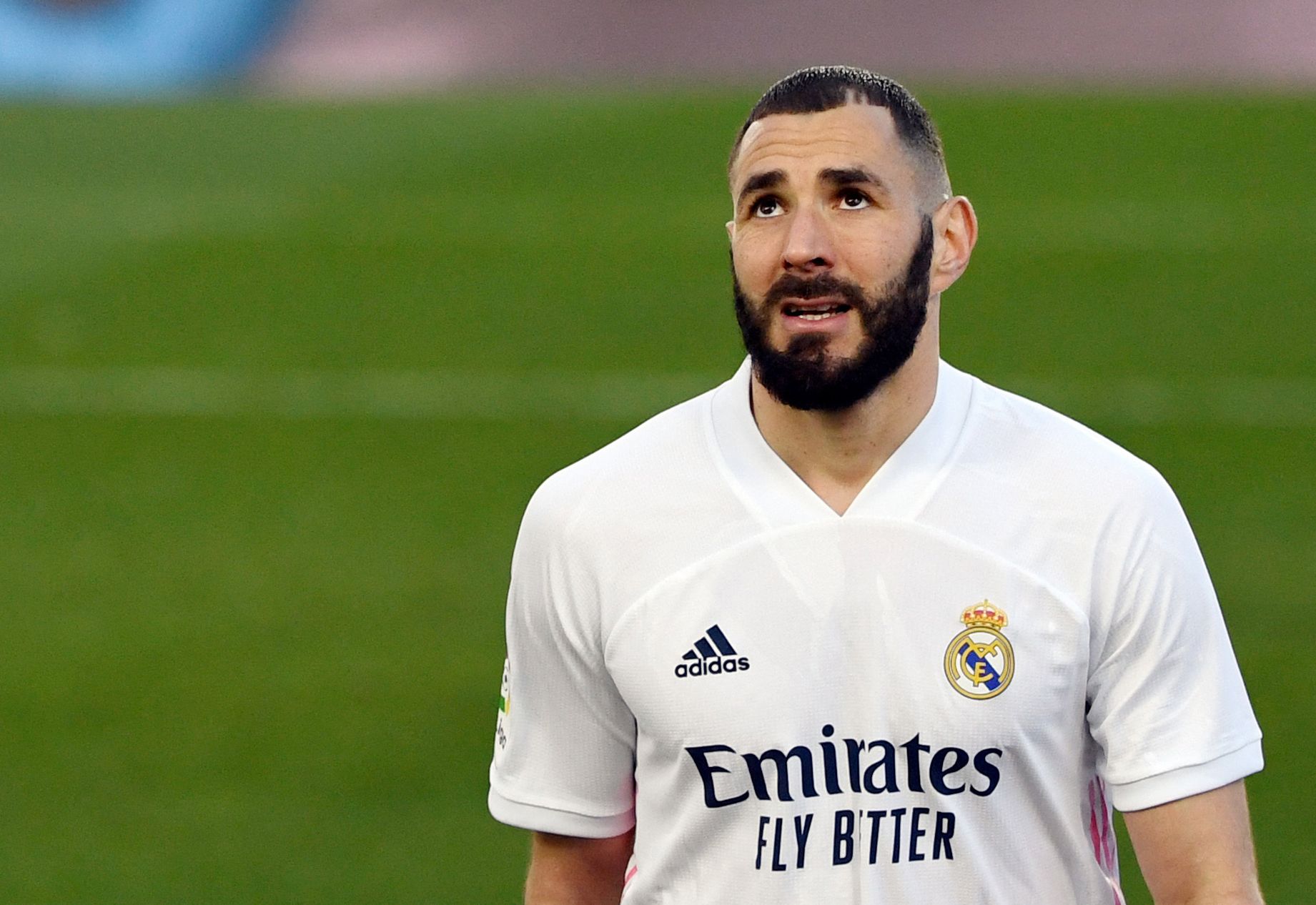 El delantero del Real Madrid, Karim Benzema, será juzgado en octubre. (Foto Prensa Libre: AFP)