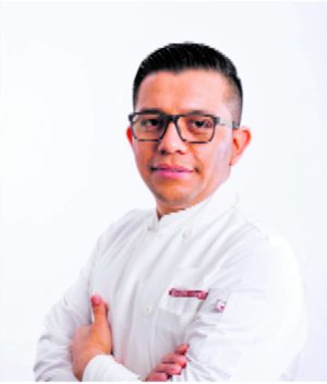 Canelón de aguacate del chef Walter López