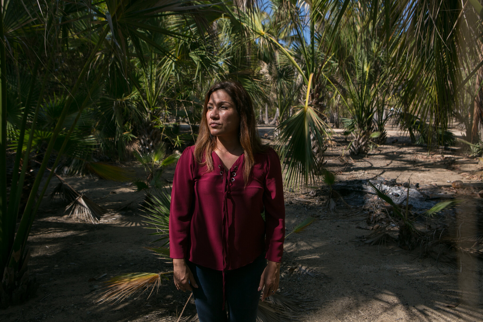 Basilia Castañeda ha hablado en público sobre su denuncia de violación en contra de Félix Salgado Macedonio, candidato a gobernador por el estado de Guerrero en México. (Foto Prensa Libre: Meghan Dhaliwal/The New York Times)