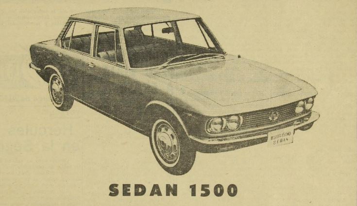El modelo Mazda Sedan 1500, de 1967, fue uno de los más famosos de la época. (Foto Prensa Libre: Hemeroteca PL).