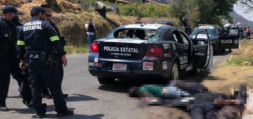 Los agentes fueron emboscados en el municipio de Coatepec Harinas, México. (Foto Prensa Libre: Tomada de Internet) 