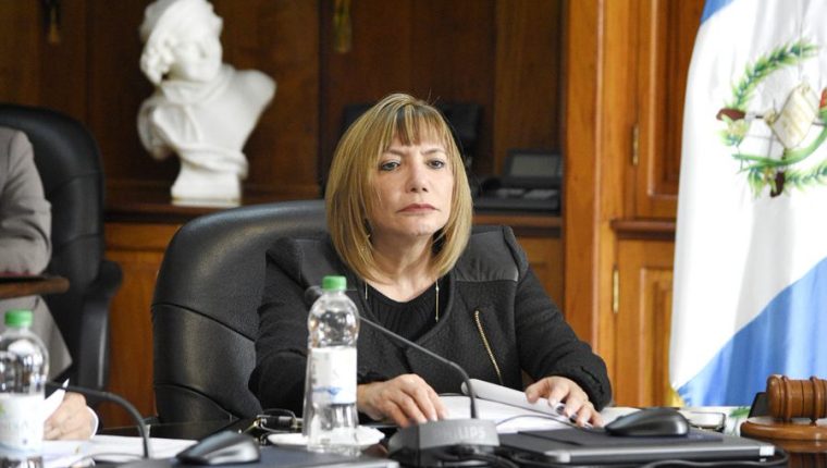Silvia Patricia Valdés, presidenta de la CSJ. (Foto Prensa Libre: Hemeroteca PL)