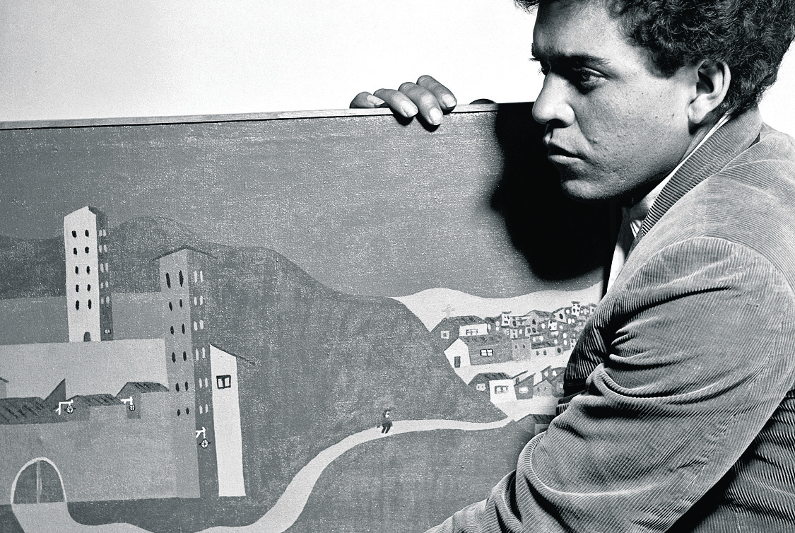 Francisco Tún impactó a la crítica de la época, pese a carecer de  una formación académica en las artes. (Foto Prensa Libre: Hemeroteca )