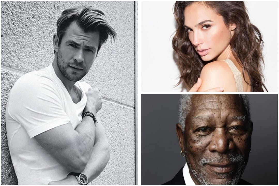 Chris Hemsworth, Gal Gadot y Morgan Freeman serán parte de los presentadores en la gala de este 7 de marzo.  (Foto Prensa Libre: FB artistas).