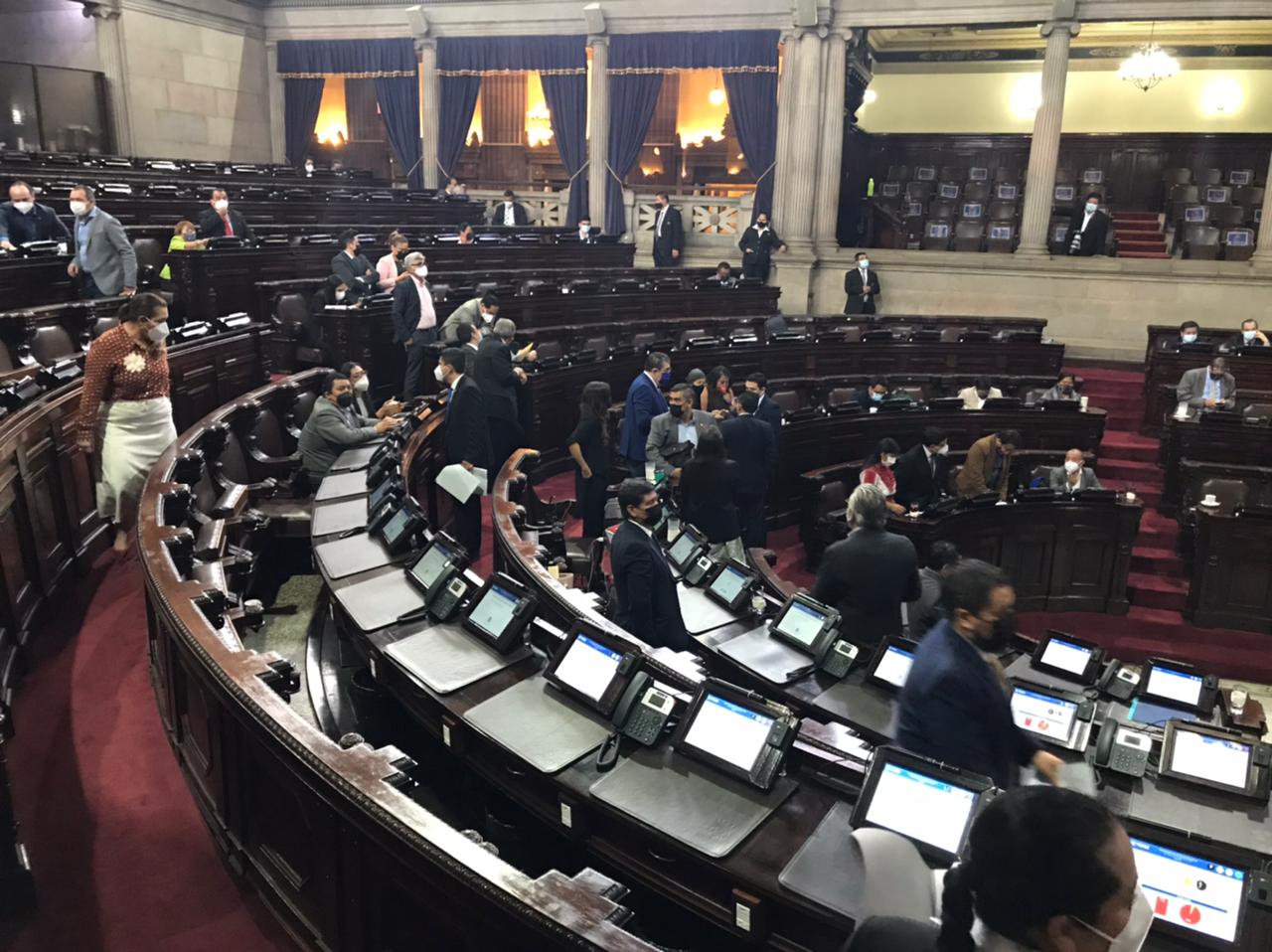 La sesión de este jueves no fue posible por la inasistencia de diputados, incluidos congresistas del bloque oficial. Fotografía: José Castro. 