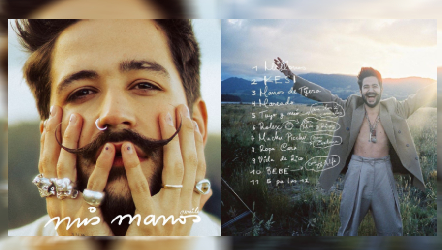 Camilo promociona “Mis manos”, su nuevo álbum de estudio. (Foto Prensa Libre: Cortesía Sony Music)