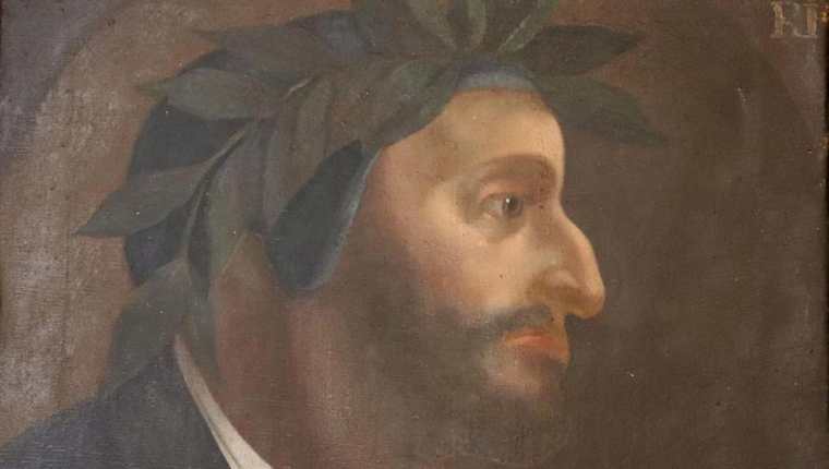 Una pintura aún inédita que data de entre 1500 y 1600,  representa al poeta italiano Dante Alighieri completamente diferente a la iconografía oficial. (Foto Prensa Libre: EFE)