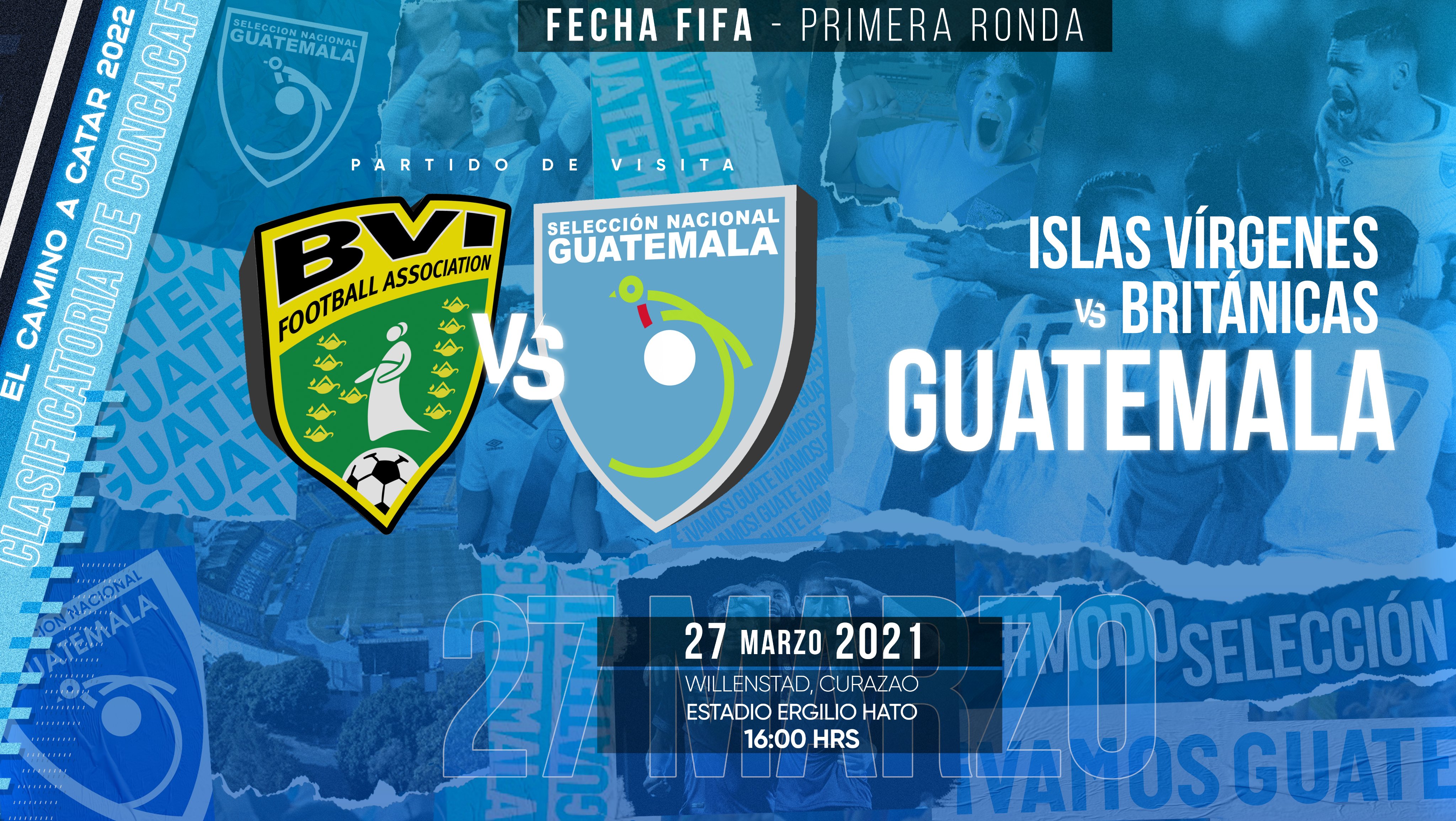 Islas Vírgenes Británicas recibe a Guatemala en las eliminatorias a Qatar 2022.