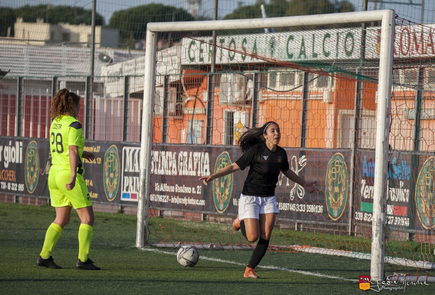 Ana Lucía Martínez festejó este domingo 7 de marzo su sexto gol con la Roma CF. (Foto Roma CF).