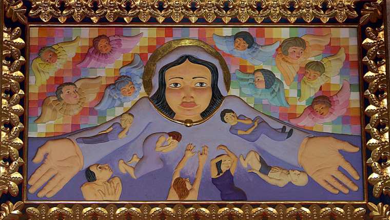 Un hermoso ejemplo del barroco guaraní que brotó del encuentro entre los indígenas y los jesuitas en Paraquaria.