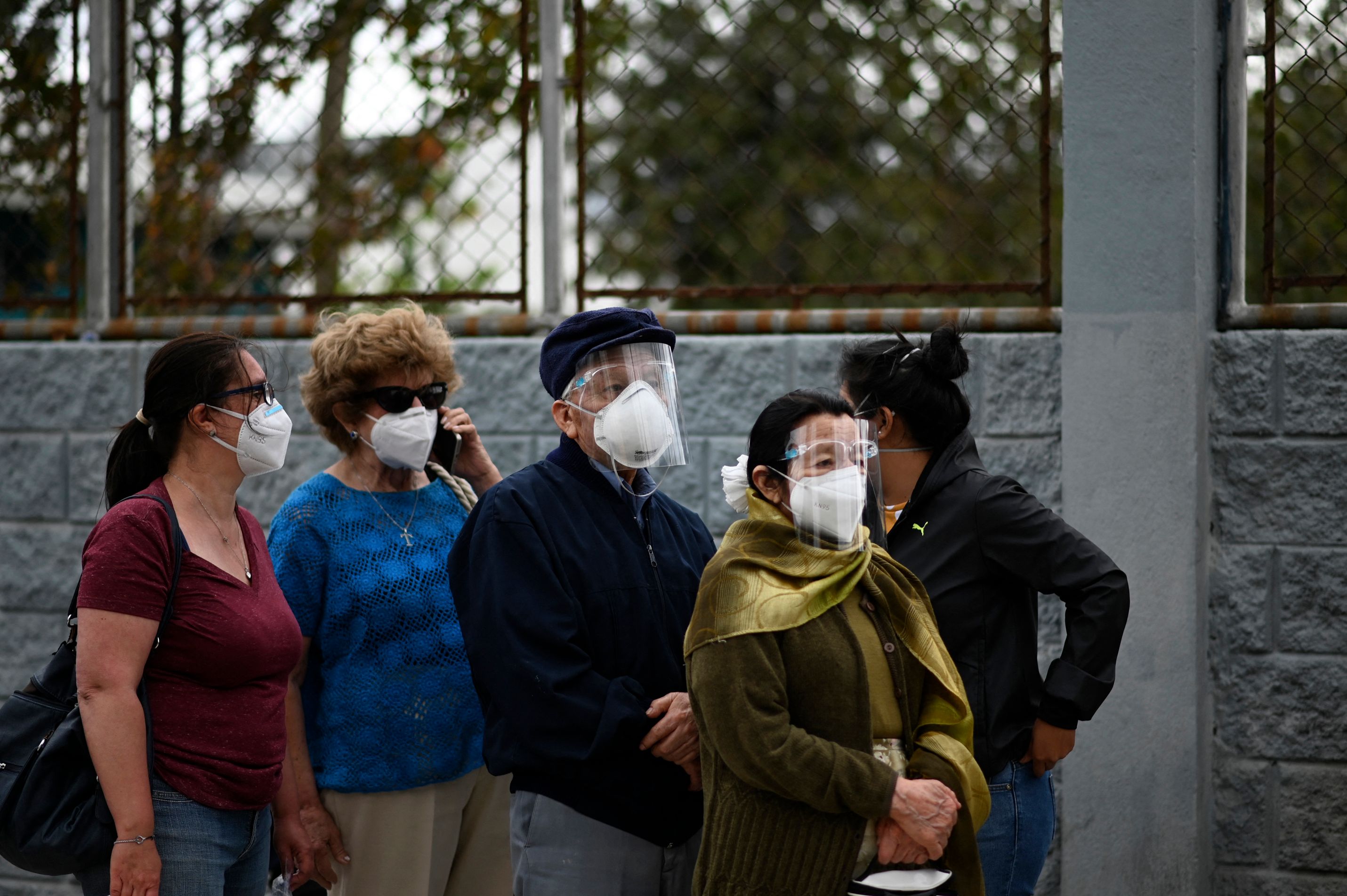 El proceso de vacunación avanza lento en Guatemala. (Foto Prensa Libre: AFP)
