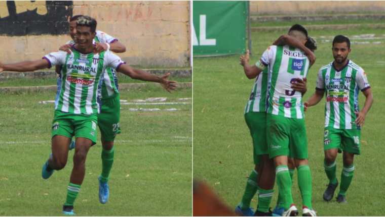 Antigua GFC le ganó de visita a Achuapa 1-2 con anotaciones de Deyner Padilla y Carlos Mejía. Foto Prensa Libre: Cortesía Andrés Nadf.