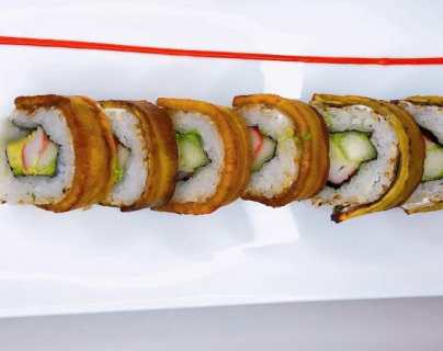 El sushi puede ser al estilo chapín
