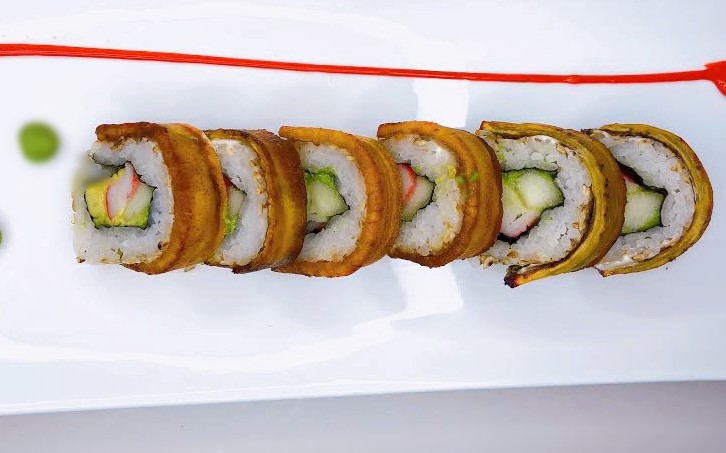 El sushi puede ser al estilo chapín