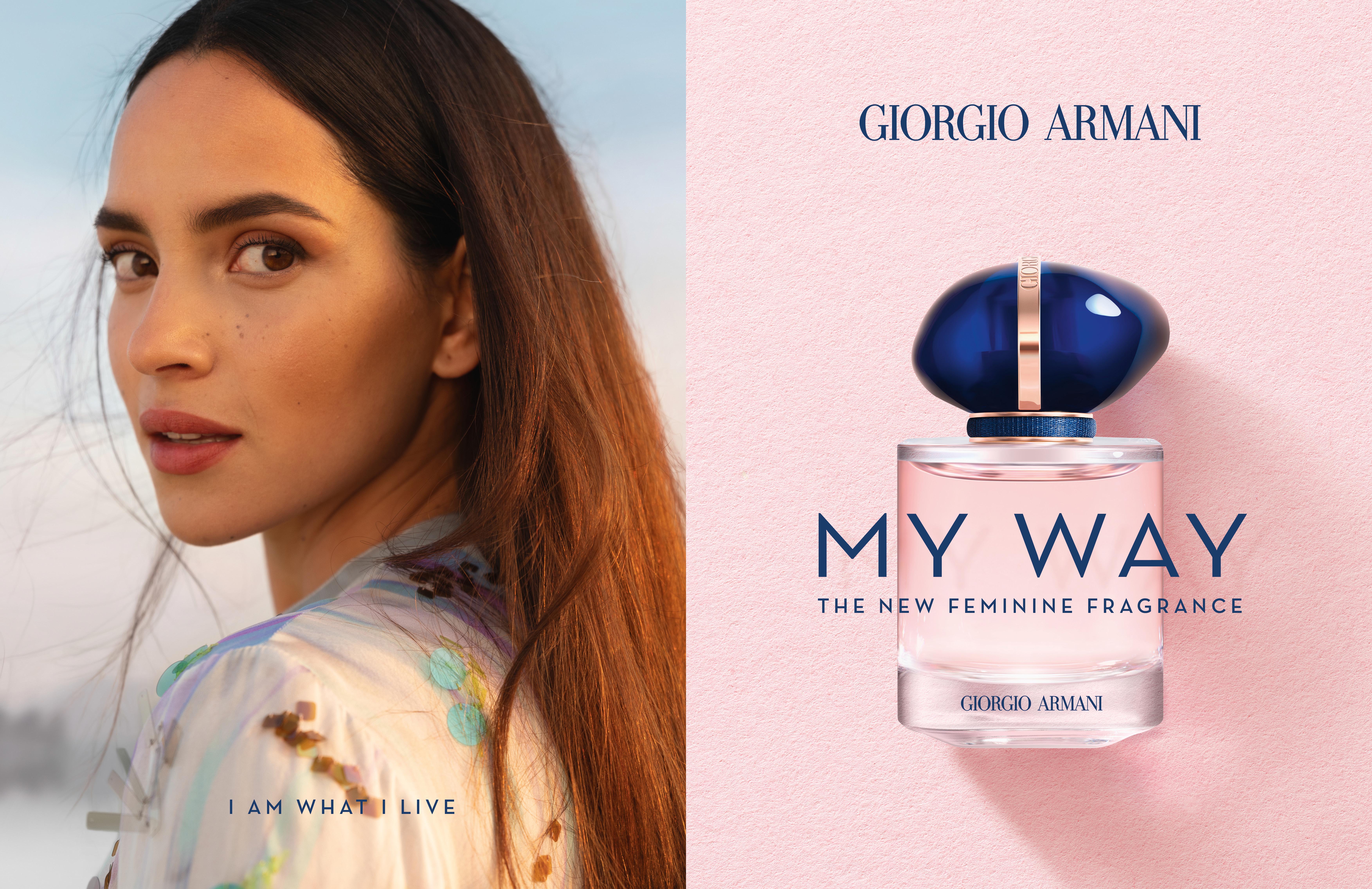 Adria Adriana es la imagen del nuevo perfume MY WAY de Giorgio Armani. Foto Prensa Libre: Cortesía.