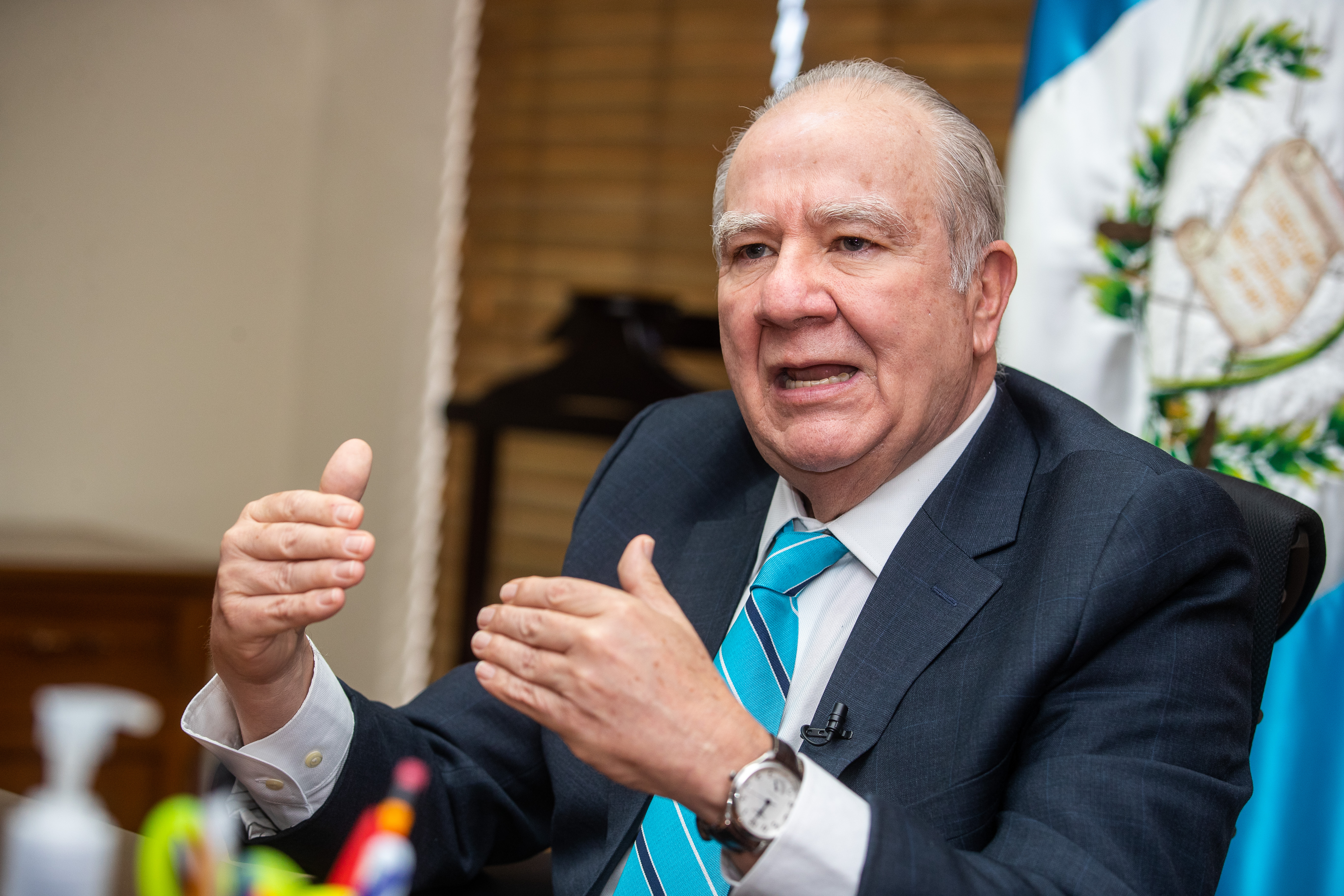 Roberto Molina Barreto, magistrado electo de la Corte de Constitucionalidad. Foto: Juan Diego González