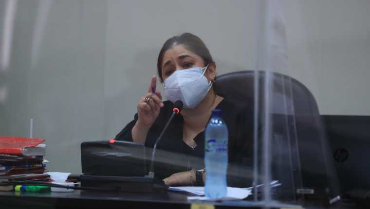 La jueza Claudette Domínguez en una foto de archivo en una audiencia en el Juzgado de Mayor Riesgo A. (Foto HemerotecaPL)
