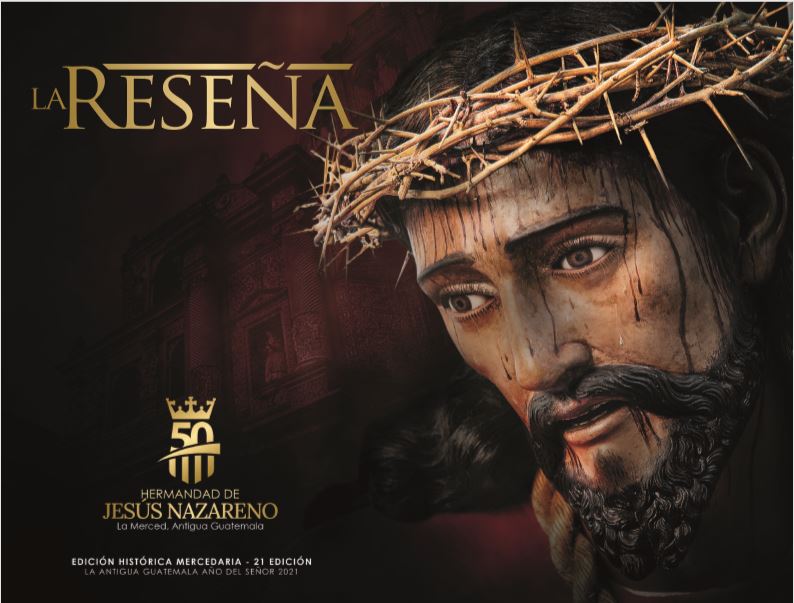 "La Reseña" se puede adquirir en la iglesia La Merced, Antigua Guatemala. (Foto Prensa Libre: cortesía).