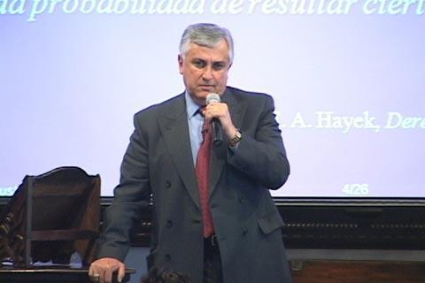 José Luis González Dubón fue presidente de la Liga Propatria. Foto Prensa Libre: Cortesía UFM. 