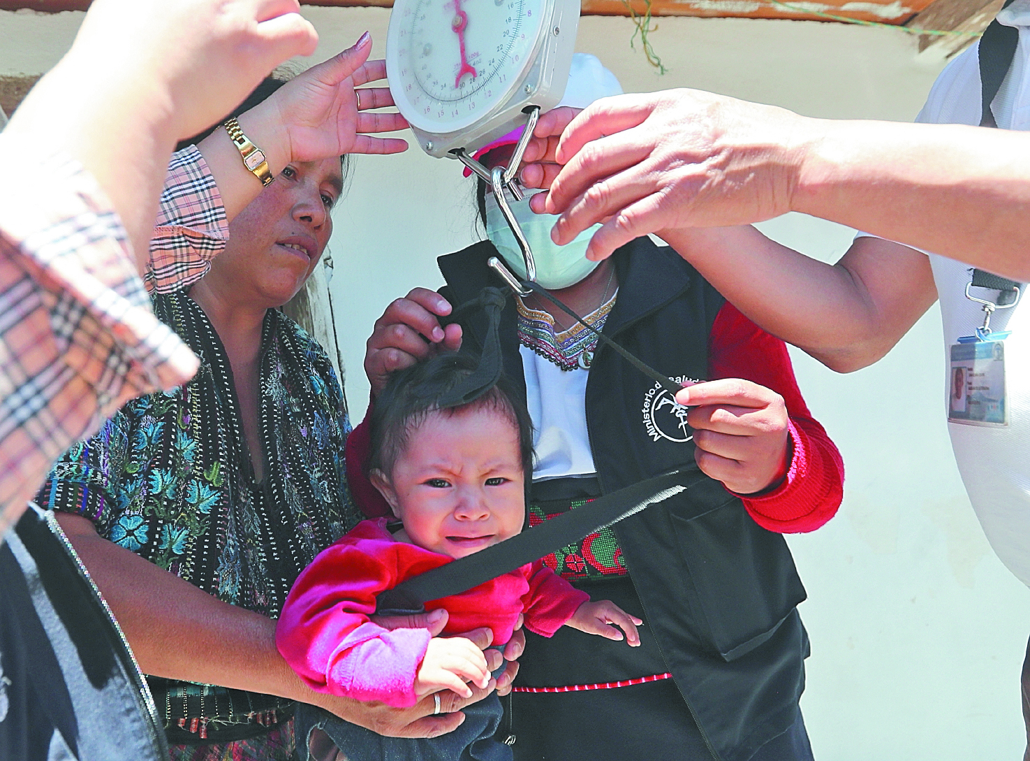 A través de las brigadas de nutrición se han localizado a mil 309 niños con desnutrición aguda. (Foto Prensa Libre: Hemeroteca PL)